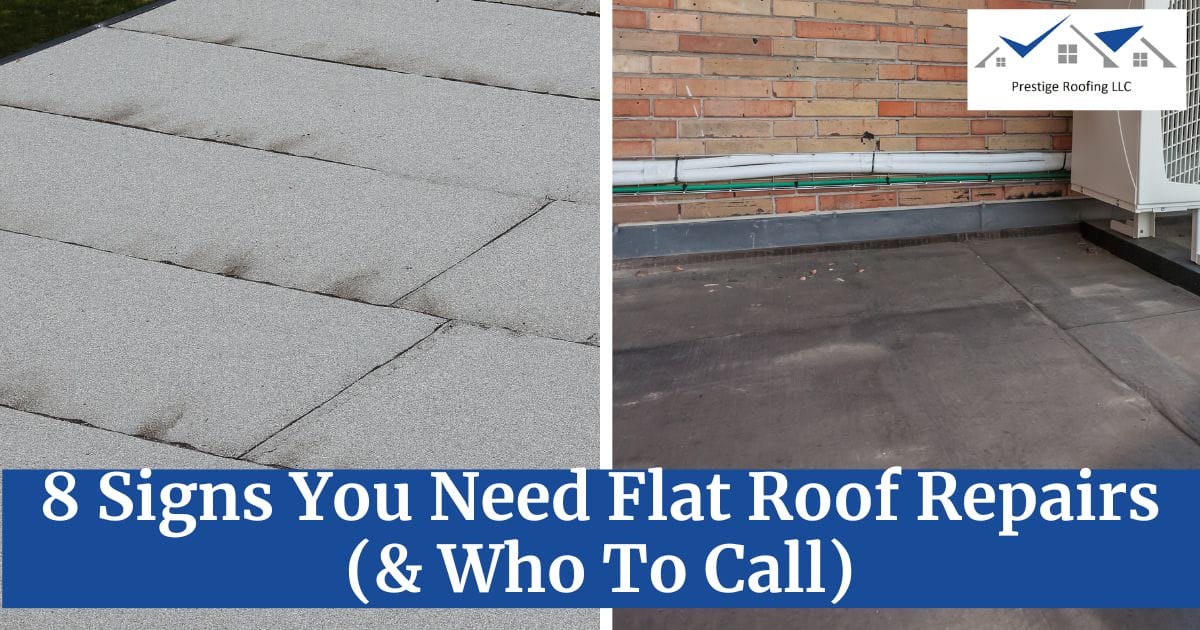 8 Signs You Need Flat Roof Repairs (& Who To Call)