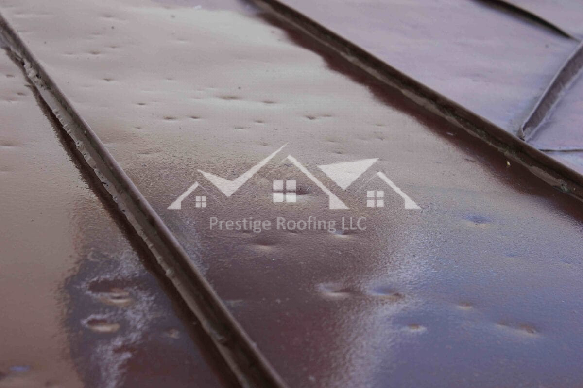 metal roof dent Dents in Metal Roofs