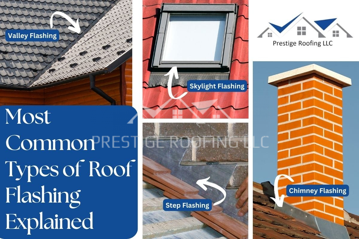 Most common types of roof flashing