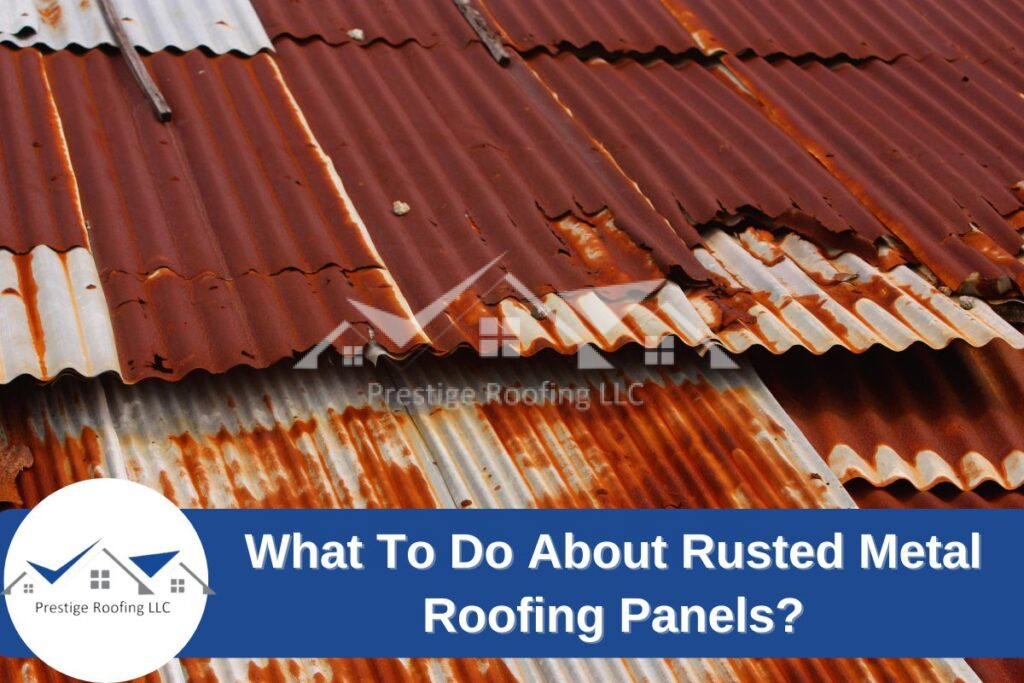 rusted metal roofing