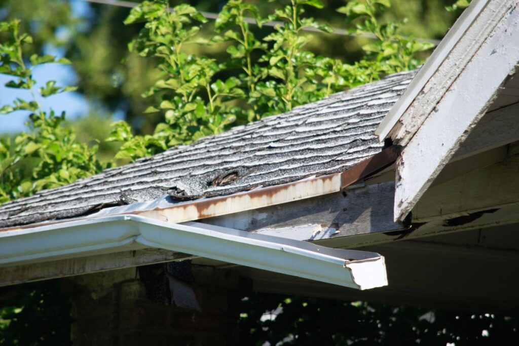 Gutter Storm Damage