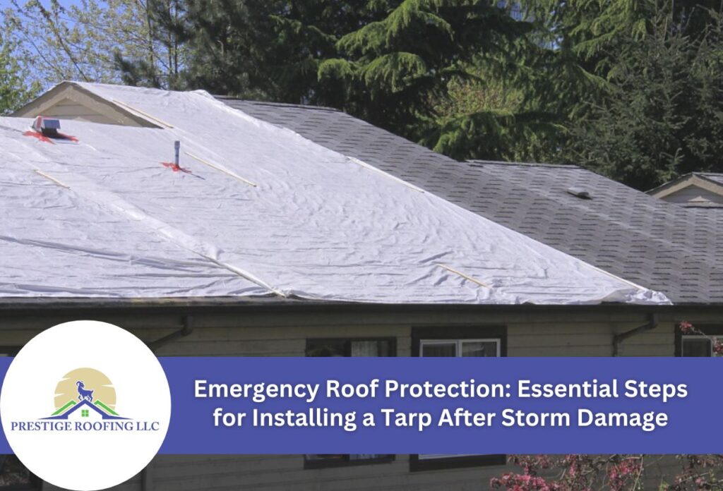 Emergency Roof Protection: Essential Steps for Installing a Tarp After Storm Damage