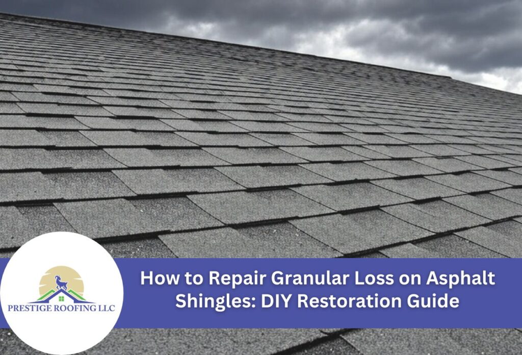 How to Repair Granular Loss on Asphalt Shingles: DIY Restoration Guide