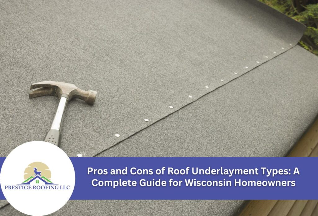 Pros and Cons of Roof Underlayment Types: A Complete Guide for Wisconsin Homeowners